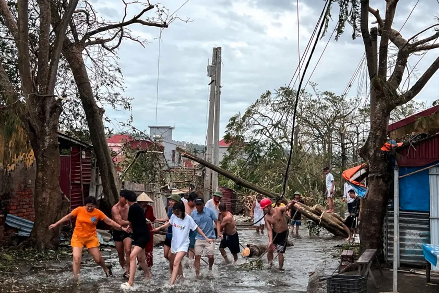 Foto: Tifón Yagi arrasa con la infancia de alrededor de 6 millones de niños / Cortesía