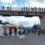 Foto: Mujer de 66 años pierde la vida al ser arrollada por una rastra en Las Piedrecitas, Managua/TN8