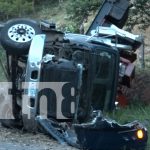 Foto: Falla en frenos provoca choque entre camión y carro en Carretera Jinotega-Matagalpa/TN8