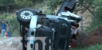 Foto: Falla en frenos provoca choque entre camión y carro en Carretera Jinotega-Matagalpa/TN8