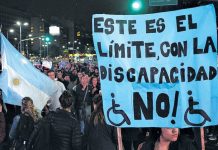 Foto: Protestas en Argentina /cortesía