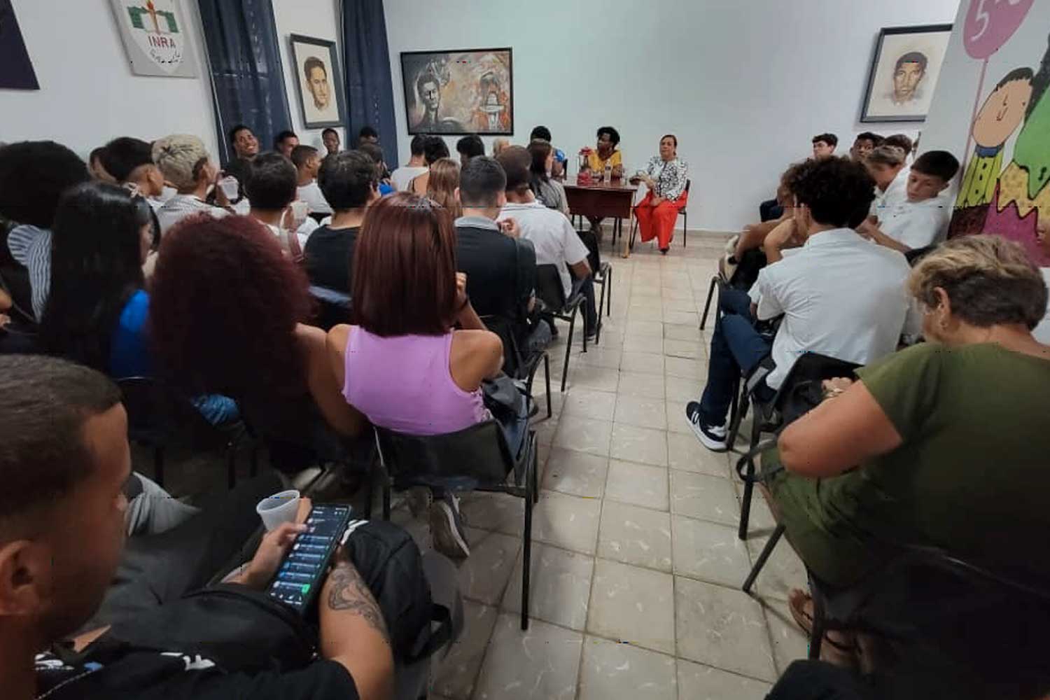 Foto: Estudiantes cubanos conocen la Gran Cruzada Nacional de Alfabetización de Nicaragua/ TN8