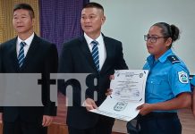 Foto: Clausuran cursos de capacitación policial impartidos por China a agentes nicaragüenses/TN8