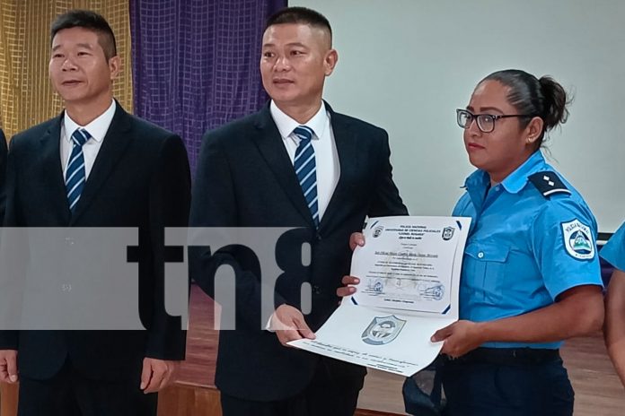 Foto: Clausuran cursos de capacitación policial impartidos por China a agentes nicaragüenses/TN8