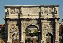 Foto: Tormenta en Roma: Daños en el Arco de Constantino por un rayo