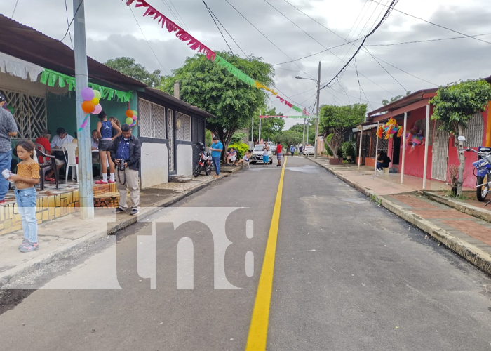 Foto: Renovación vial en Managua /TN8