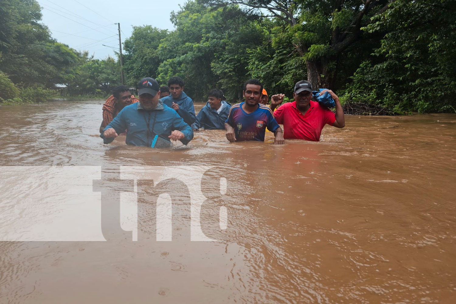 Foto: Lluvias en Rivas provocan crecida de ríos y colapso de viviendas/TN8