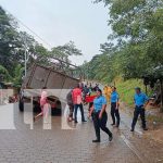 Foto: Desperfecto en camión provoca accidente en Santo Domingo, Chontales/TN8