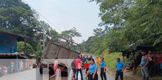 Foto: Desperfecto en camión provoca accidente en Santo Domingo, Chontales/TN8