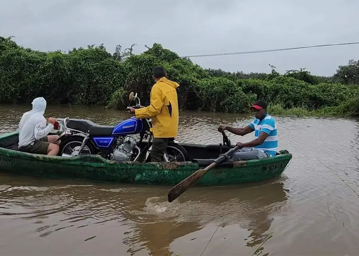 Foto: Huracán Helene golpea Cuba /cortesía 