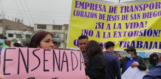 Foto: Caos en Lima Perú /cortesía