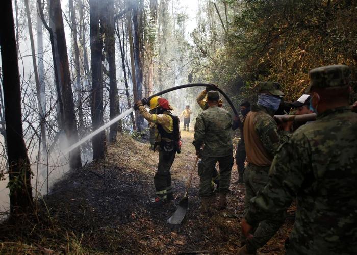 Foto: Incendio en Ecuador /cortesía 