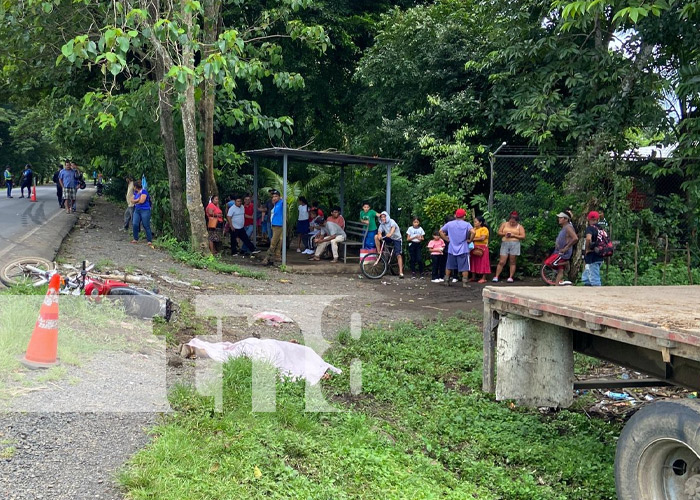 Foto: En Chinandega, hombre pierde la vida de manera inmediata/TN8