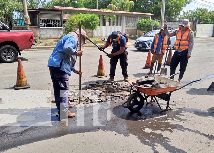  Autoridades de Managua realizan una millonaria inversión como parte del plan de rehabilitación de vías principales y alternas