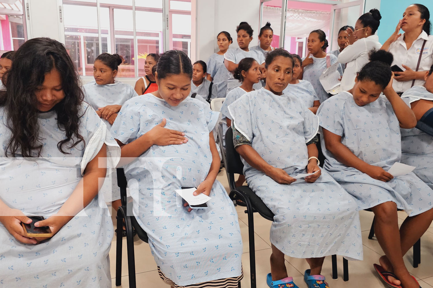 Foto: Gran Feria de Salud Integral para embarazadas, que se desarrolló en Bilwi  garantizando una atención médica de calidad/TN8