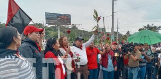 Foto: Conmemoración del 68 aniversario del paso a la inmortalidad del poeta y héroe nacional Rigoberto López Pérez/TN8