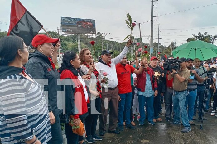 Foto: Conmemoración del 68 aniversario del paso a la inmortalidad del poeta y héroe nacional Rigoberto López Pérez/TN8