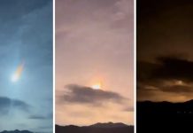 Foto: Caída de un Meteorito /cortesía