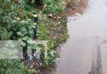 Foto: Desesperación en Chinandega: Hombre se arroja al río durante tormenta/TN8