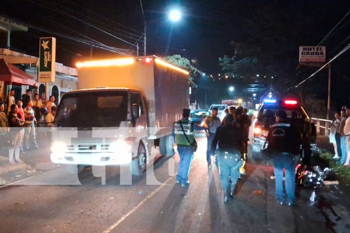 Foto: Conductor irresponsable causa fatal accidente en Matagalpa y huye del lugar/TN8