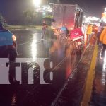 Foto: Motociclista se estrella contra un camión y resulta con heridas grave en Managua/TN8