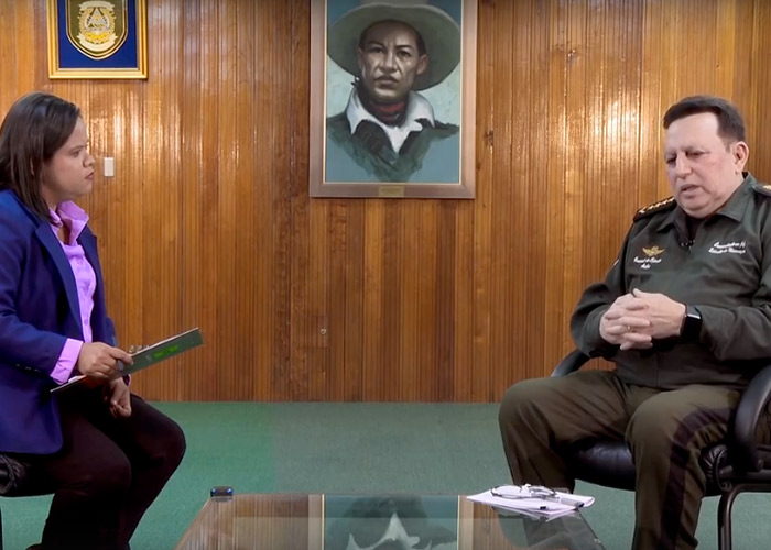 Foto: Programa del medio RT "Entrevista", el Comandante en Jefe del Ejército de Nicaragua/Cortesía