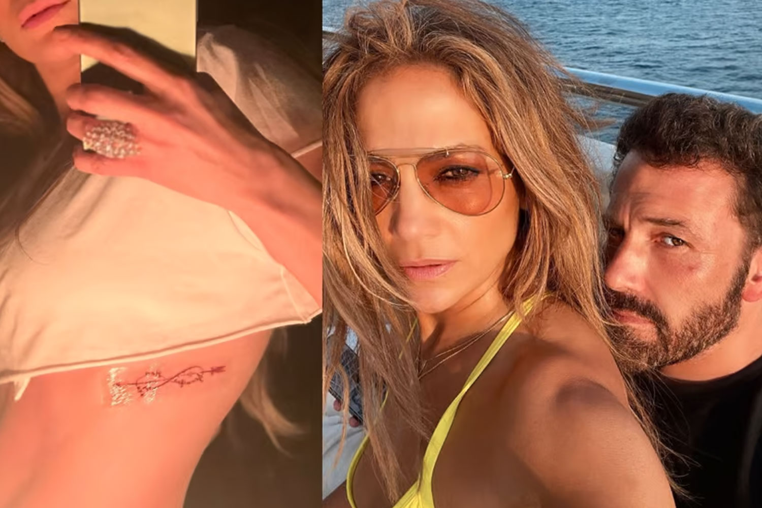 Foto: Jennifer Lopez borra su tatuaje dedicado a Ben Affleck /Cortesía