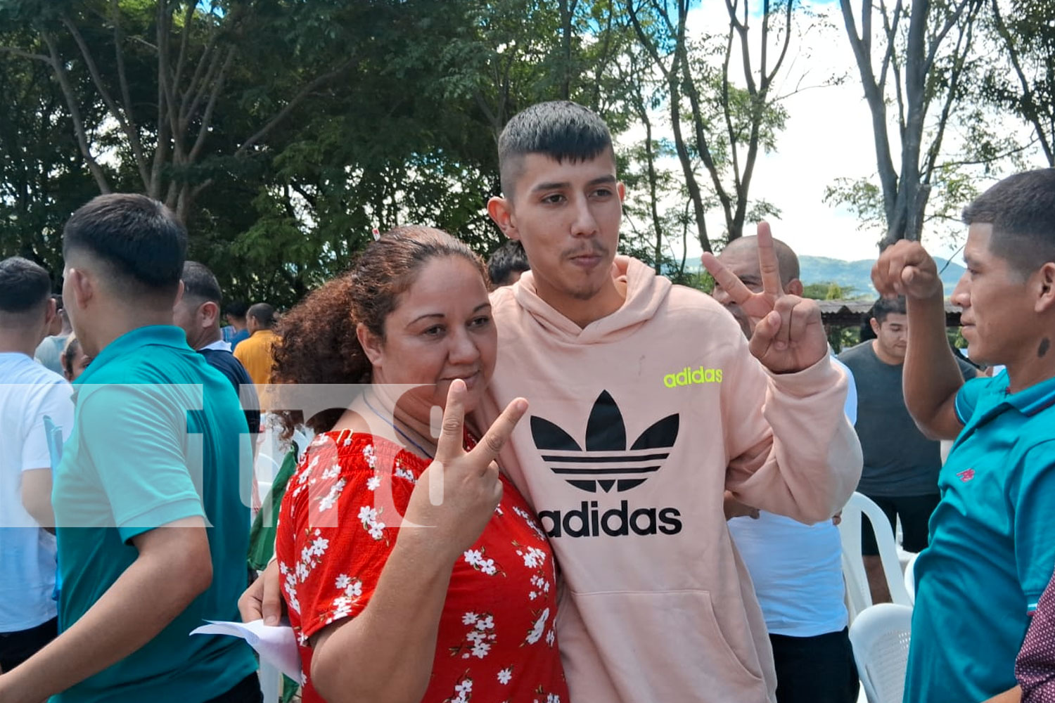 Foto: Celebran el retorno a casa con el beneficio de convivencia familiar /TN8