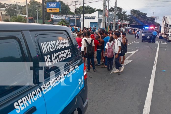 Anciana muere atropellada por un bus en peligroso cruce en Carretera Sur, Managua