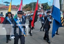 Foto: Centenares de estudiantes participaron en un gran desfile patrio/TN8