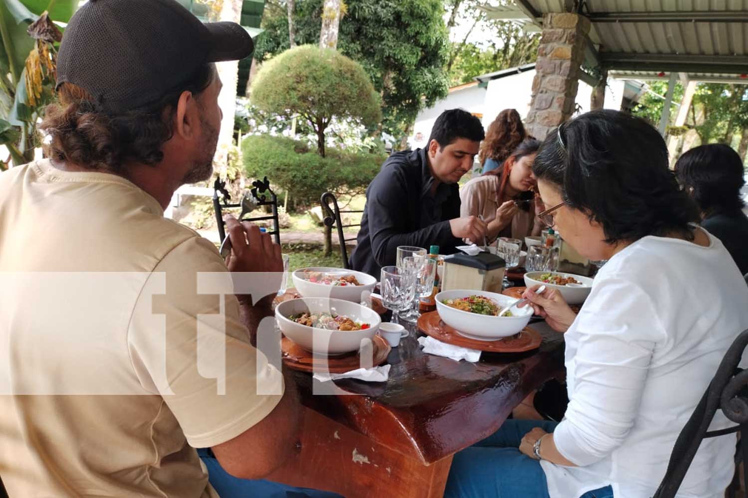 Foto: Hongos de Nicaragua en una caminata con un grupo de turistas por la zona de Lindau en Selva Negra, Matagalpa/TN8