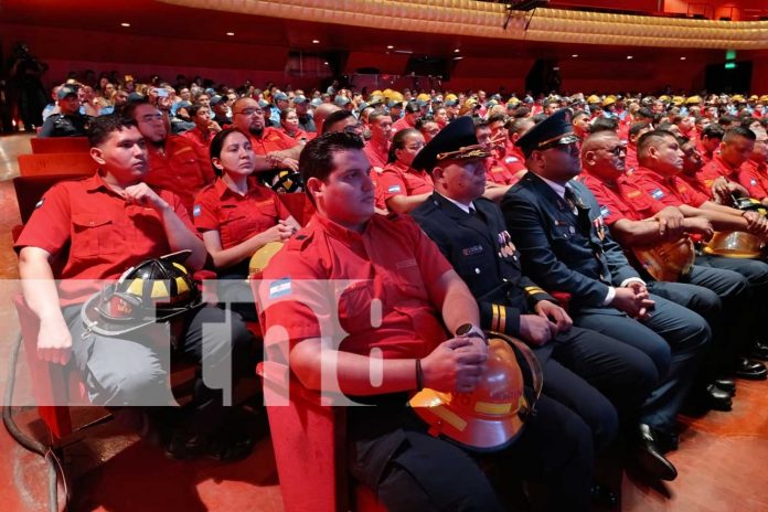 Foto: Bomberos Unidos de Nicaragua celebraron el 88 aniversario/TN8