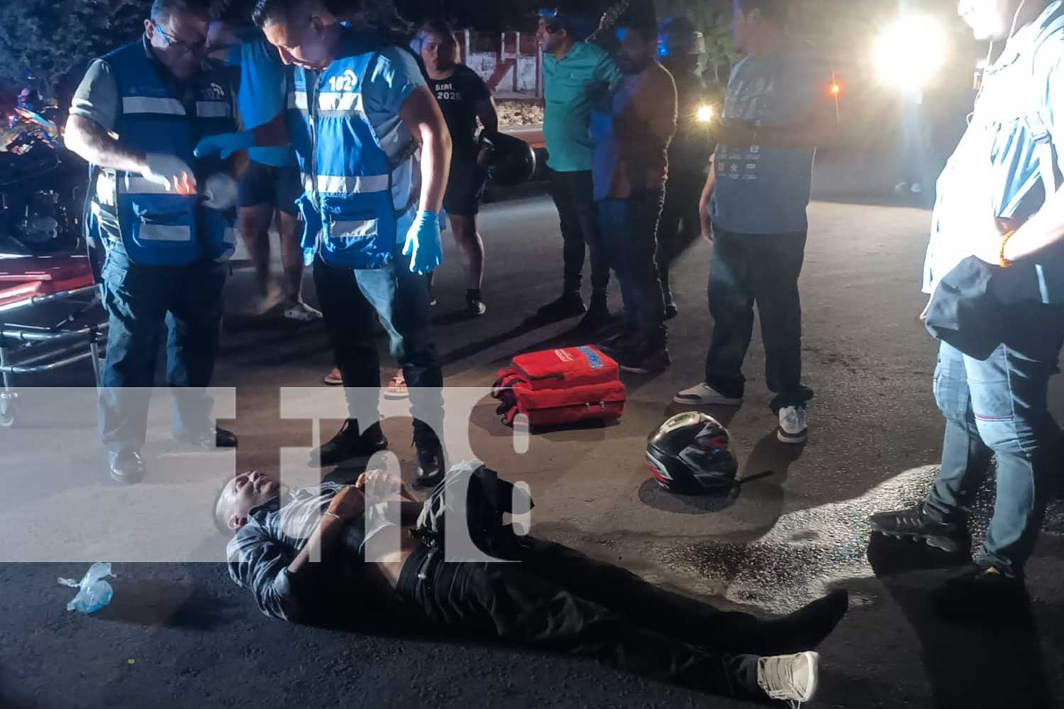 Foto: Accidentes en Managua y Tipitapa dejan a motociclistas gravemente lesionados/TN8