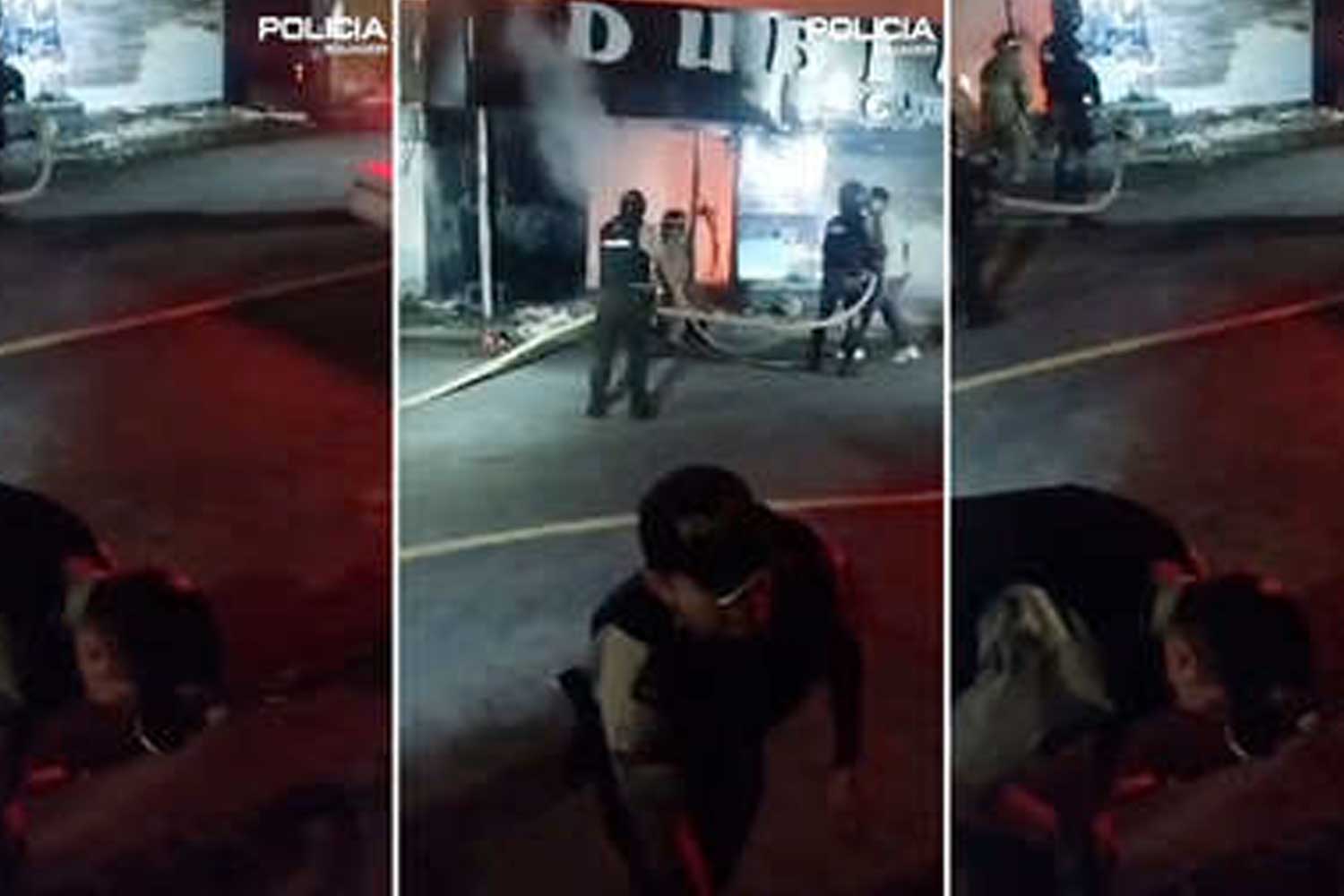 policía alemana llevó a cabo un importante operativo de seguridad tras registrarse una explosión en las puertas de un club nocturno