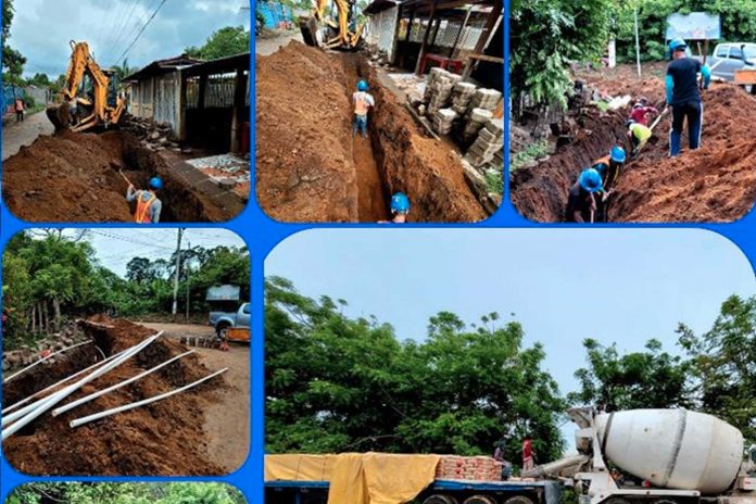 Foto: Avance del 55% en el nuevo sistema de agua potable para El Limonal, Potosí/ Cortesía