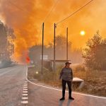 Foto: Incendios forestales continúan activos en Portugal /Cortesía