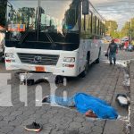 Foto: Motorizado pierde la vida tras brutal atropello en San Luis, Managua/ TN8