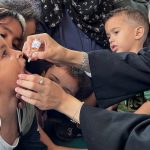 Foto: Vacunación contra la Polio en Gaza /cortesía