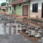 Foto: Lluvias provocaron daños en comunidades y calles de Nandaime / TN8