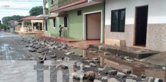 Foto: Lluvias provocaron daños en comunidades y calles de Nandaime / TN8