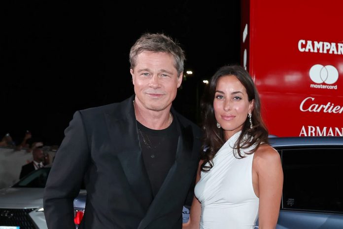 Foto: la pareja formada por Inés de Ramón y Brad Pitt, debutaron oficialmente/Cortesía