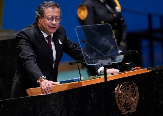 Foto: Gustavo Petro en la ONU /cortesía