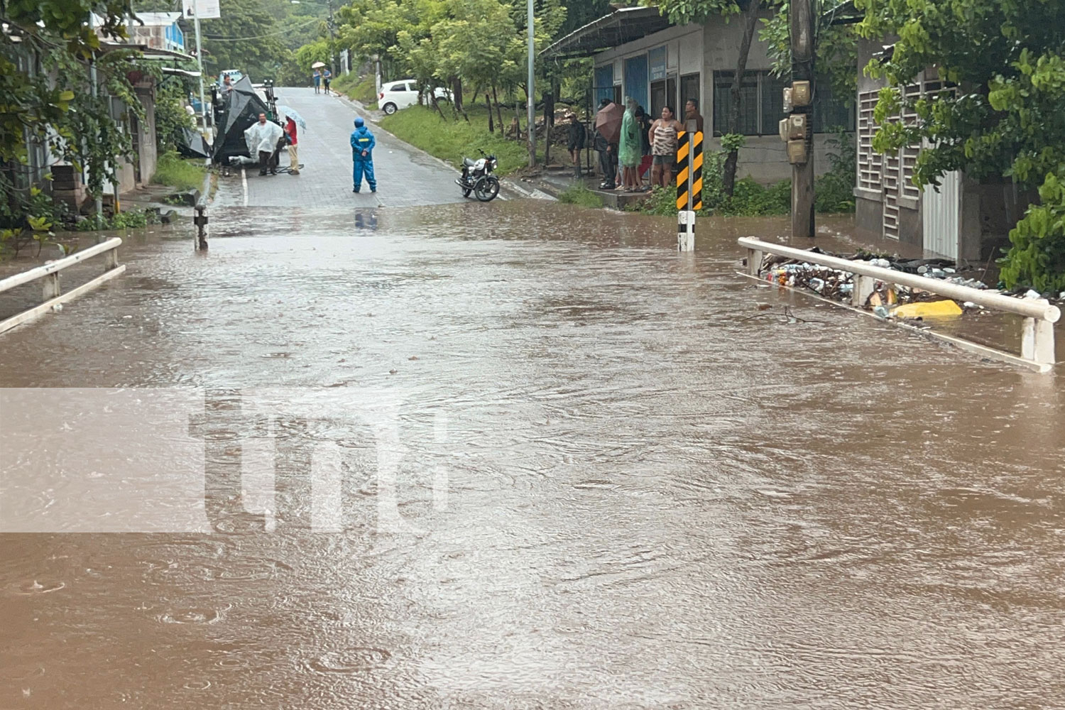 Foto: Viviendas anegadas en comarcas aledañas de Chontales /TN8