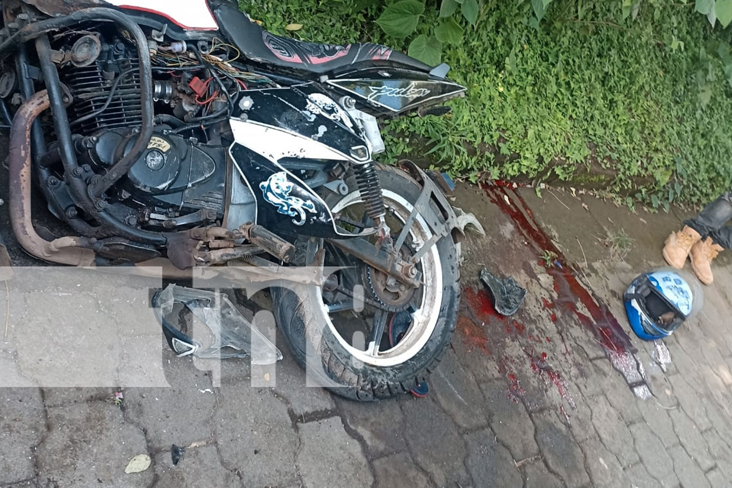 Foto: Motociclista choca de frente con un camión y pierde la vida en Masaya/TN8