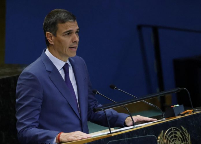 Foto: Pedro Sánchez en la ONU /cortesía