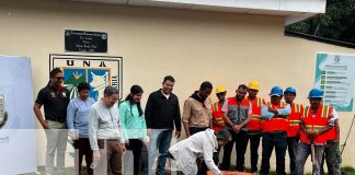 Foto: Estudiantes de la UNA celebran construcción de nuevas aulas en Juigalpa