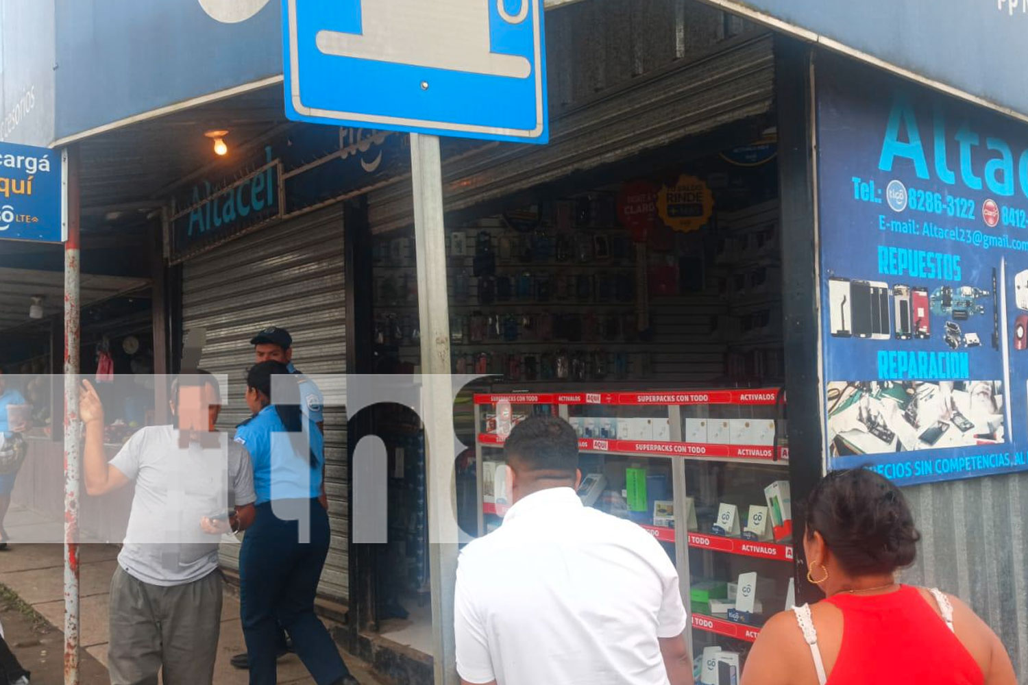 Foto: Robo millonario en tienda de celulares en Santo Tomás, Chontales/TN8