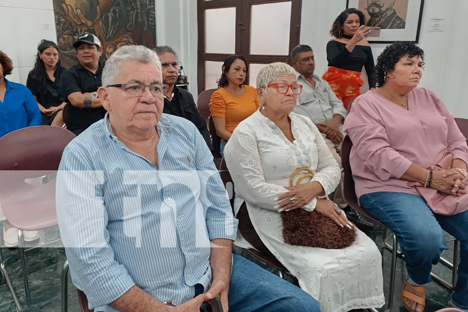 Foto: Lanzamiento del libro "Encuentros" en el salón Rubén Darío del Palacio Nacional de la Cultura/TN8