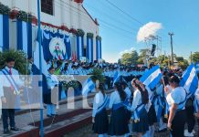 Foto: León realizó el acto de conmemoración del 168º aniversario de la heroica Batalla de San Jacinto/TN8