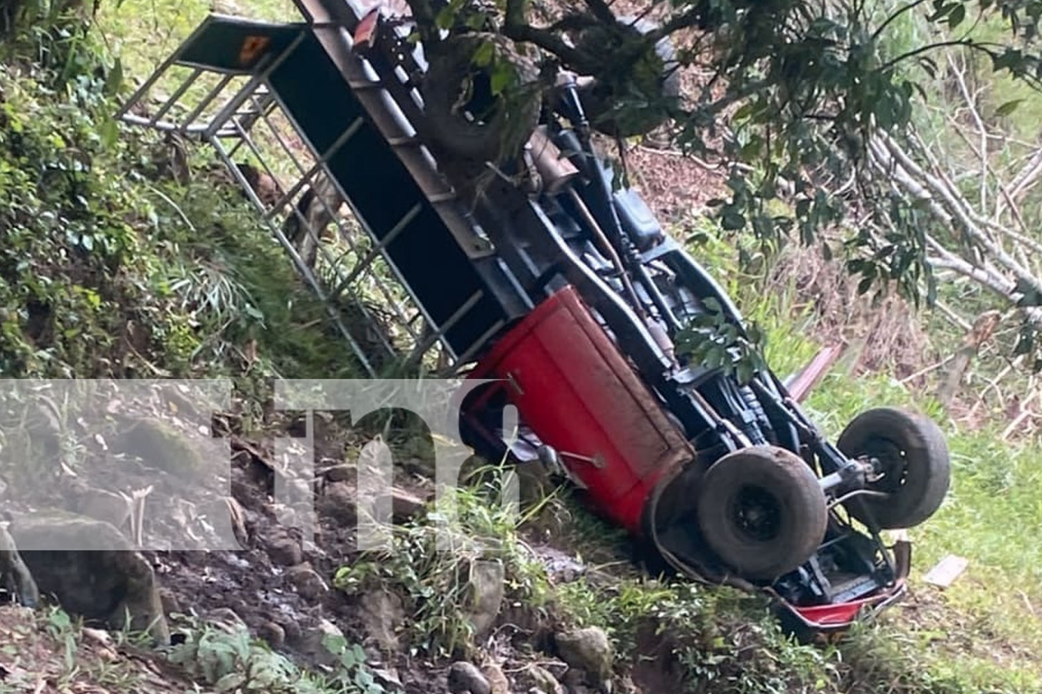 Foto: Desperfecto mecánico provoca volcadura en Bocana de Paiwás/TN8